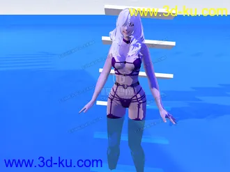 3D打印模型动画添加了胸部运动，摆跨运动的图片