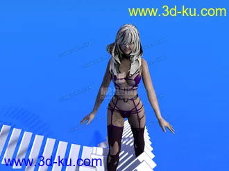 3D打印模型动画添加了胸部运动，摆跨运动的图片