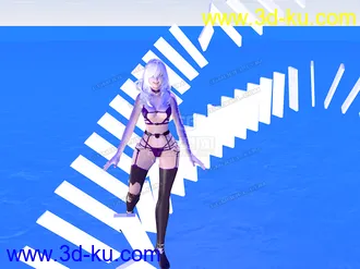 3D打印模型动画添加了胸部运动，摆跨运动的图片