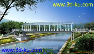 一座桥的模型的图片