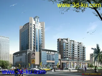 3D打印模型酒店和商住项目的图片