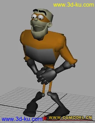 3D打印模型lowman系列全套人物（强烈申精）的图片