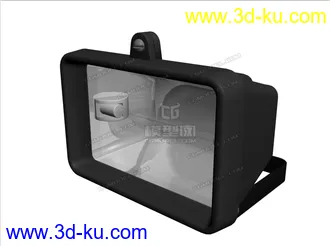 3D打印模型高精，写实，探照灯，灯的图片