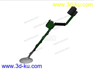 3D打印模型高精，写实，手持探测器，安检仪的图片