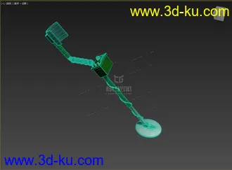 3D打印模型高精，写实，手持探测器，安检仪的图片