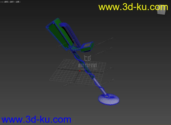 高精，写实，手持探测器，安检仪模型的图片1