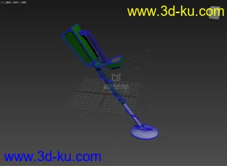 3D打印模型高精，写实，手持探测器，安检仪的图片