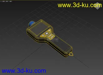 3D打印模型高精，写实，手持探测器，安检仪的图片