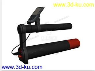 3D打印模型高精，写实，手持探测器，安检仪的图片