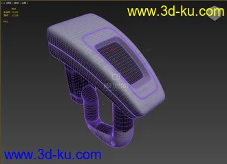 3D打印模型高精，写实，手持探测器，安检仪的图片