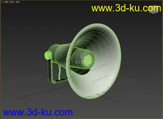 3D打印模型高精，写实，喇叭，扩音器的图片