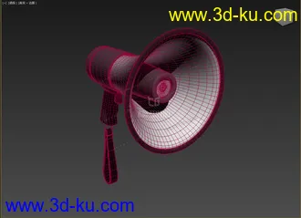 3D打印模型高精，写实，喇叭，扩音器的图片
