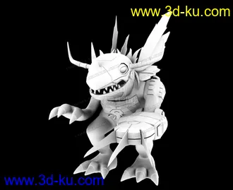 3D打印模型机械暴龙兽的图片
