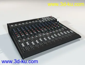 混音器 audio-mixer  c4d模型的图片