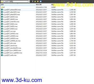 马背上的王者，骑兵模型10几个动作源文件模型带贴图的图片