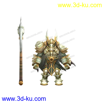 3D打印模型小骑士一个(补上标准姿态)的图片