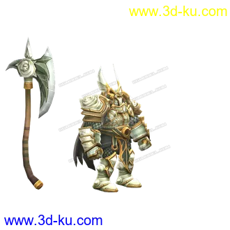 3D打印模型小骑士一个(补上标准姿态)的图片