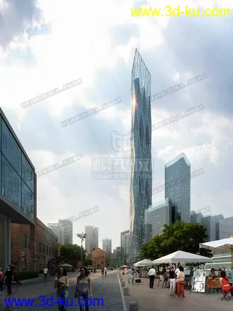 3D打印模型现在建筑产高层工建的图片