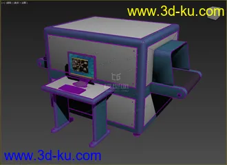 3D打印模型安检机，写实，高精的图片