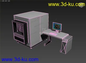 3D打印模型安检机，写实，高精的图片