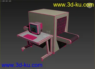 3D打印模型安检机，写实，高精的图片