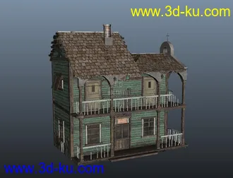 3D打印模型西部世界游戏场景的图片