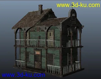 3D打印模型西部世界游戏场景的图片