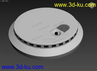 3D打印模型烟雾检测，火警，写实，高精的图片