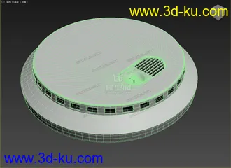 3D打印模型烟雾检测，火警，写实，高精的图片
