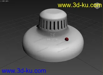 3D打印模型烟雾检测，火警，写实，高精的图片