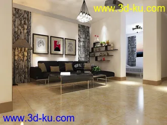 3D打印模型某私人别墅设计初稿的图片