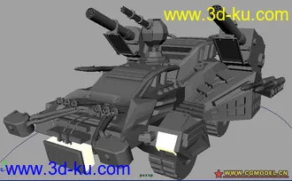 3D打印模型战车的图片