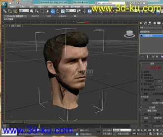 3D打印模型贝克汉姆头像的图片