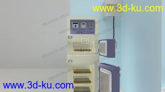 3D打印模型自控远红外电焊条烘干炉的图片