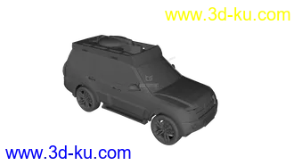 3D打印模型卫星通讯车的图片