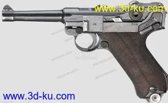 3D打印模型初步一个小手枪的图片