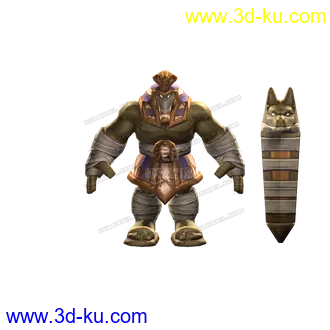 3D打印模型每日一发！埃及人物一枚的图片