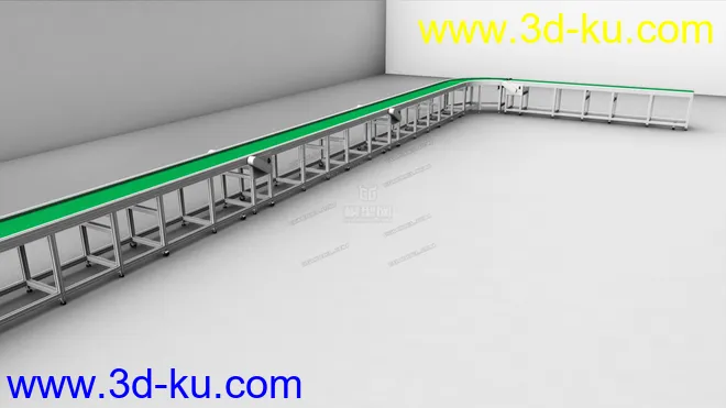 电子厂流水线工作台模型的图片6