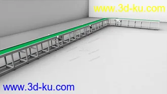 3D打印模型电子厂流水线工作台的图片