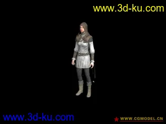 3D打印模型刺客信条2的女de的图片