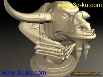 高精度牛头模型的图片