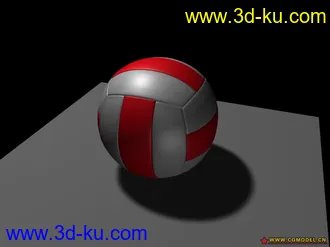 自己做的一个排球的模型的图片