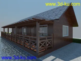 3D打印模型一个木屋的图片