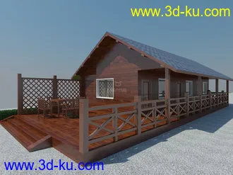 3D打印模型一个木屋的图片