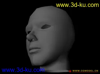 3D打印模型昨晚做的人头的图片