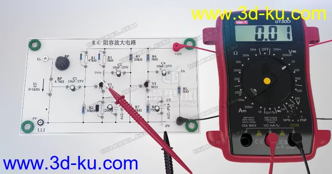 分享电子与电工的仪器模型，带贴图，有的带绑定。的图片3