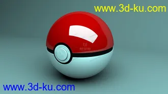 3D打印模型萌萌哒精灵球的图片