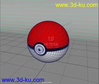 3D打印模型萌萌哒精灵球的图片