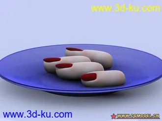 3D打印模型手指糕的图片