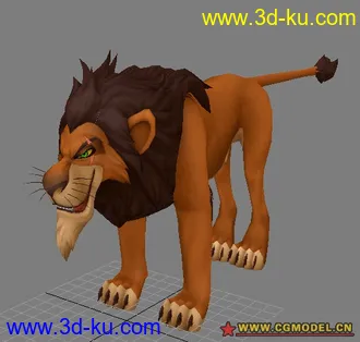 3D打印模型卡通狮子的图片